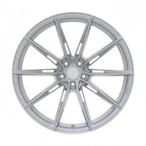 คุณภาพที่เหนือกว่า17-22ขอบรถอลูมิเนียมอัลลอยสีเทาออกแบบ5X112 5X114.3 5X120 5x130_Forged_Wheels_Brushed_D - Product Image 1