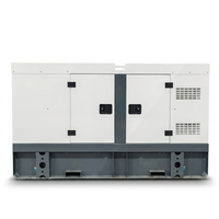 Dreiphasiger Geräuscharmer Regenfester Überdachter Dieselgenerator mit Autostart 63kVA 50kW 60Hz Spannungsüberlastschutz für Baustellen