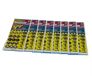 批发全高清彩色印刷三五窗彩票纸板艺术纸铜版纸拉环可拆卸可撕设计 - Product Image 3