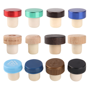 Bouchon de vin en aluminium en forme de T, personnalisé avec logo, antirouille, <span class=keywords><strong>pour</strong></span> <span class=keywords><strong>la</strong></span> production de bouteilles de vin en gros - Product Image 5