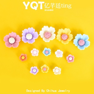 งานประติมากรรมดอกไม้เรซิ่นรูปนางฟ้าแสนสวย เป็นมิตรกับสิ่งแวดล้อม เหมาะสำหรับทำเครื่องประดับ DIY และอุปกรณ์ตกแต่งเคสมือถือ - Product Image 2