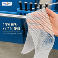 Machine à tricoter élastique automatique informatisée de haute qualité avec moteur pour la fabrication de dentelle plate double pour sous-vêtements
