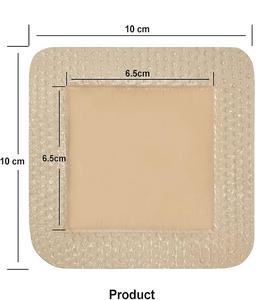 Pansement en mousse adhésive silicone avancée avec bordure - Product Image 2