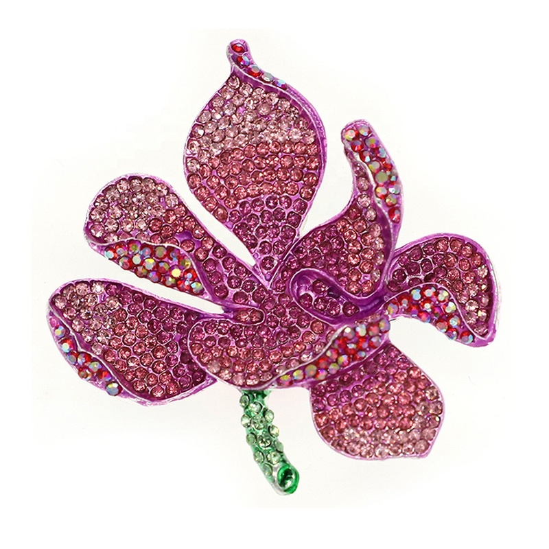 Wholesale Fashion Brooches Metal Alloy Rhinestone
