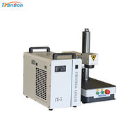 Machine de marquage et de gravure laser UV à fibre 10W, refroidisseur d'air 3D, diode pour mini-atelier de bricolage à domicile, aluminium, carte sur métal