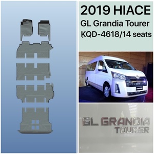 แผ่นรองพื้นรถยนต์ TPE 5 มิติ สำหรับ Toyota Hiace 2019 ขายดี - Product Image 6