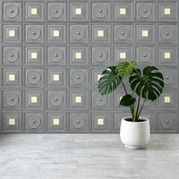 Panneaux muraux en PVC 3D imperméables en gros, revêtement mural pour la décoration murale intérieure, installation facile