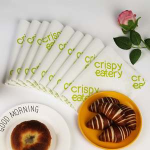 กระดาษห่ออาหารสำหรับไมโครเวฟ เกรดอาหาร สำหรับแฮมเบอร์เกอร์ ข้าวปั้น และขนมปัง ป้องกันน้ำมัน แบบใช้แล้วทิ้ง - Product Image 1