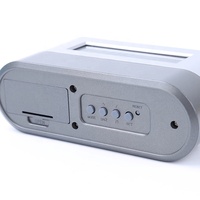 Elektronik Digital Pen Holder Alat Kartu Nama Kontainer Jam Alarm Kantor Desktop Penyimpanan Kalender Tampilan Suhu Timer