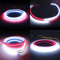 HAIZG Auto-LED-Licht Weiches Warnlicht für Autotüren Blinkende Signal-LED-Streifen Autotür-Warnlicht LED-Tagfahrlicht