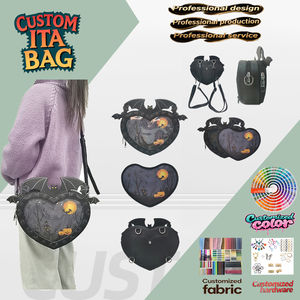Manufacturer Ita <b>Bag</b> Crossbody Pu Ita <b>Bag</b> <b>Clear</b> PVC Window Pin Display Custom Ita <b>Bag</b> Backpack - Product Image 1