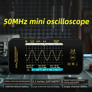 Oscilloscope numérique portable OT5 50 MHz, fréquence d'échantillonnage 200 MSa/s, bande passante analogique, Chine continentale, pour outils de réparation électronique - Product Image 2