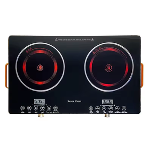 Piastre a doppio bruciatore 3500w vetro pceramico fornello a induzione ad alta potenza a infrarossi elettrodomestico da cucina - Product Image 3