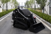 Mini-chargeuse compacte sur chenilles en caoutchouc 2169x1050x1300mm avec garantie d'un an pour usage agricole et en pépinière