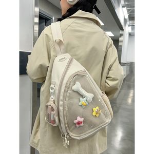 Bolso Bandolera Casual Transparente con Cremallera, de Poliéster, Estilo Vintage, para Mujer, Simple, Estilo <span class=keywords><strong>Ita</strong></span> Y2K, para Chicas - Product Image 1