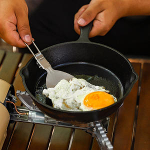 Outdoor Folding Spatula 304 Stainless Steel Portable Ultralight For <strong>Camping</strong> Picnic Barbecue Travel Cooking <strong>Utensils</strong> - Product Image 3