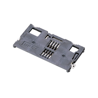 MUP Female Smt dan Single Dip Type IC Card Socket Smart Card Reader Connector untuk Terminal POS UWB Pass MOBILE