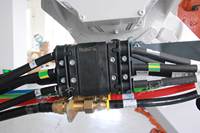 Cable de protección resistente al desgaste KUKA FANUC YASKAWA accesorios reemplazar Paquete de vestido robótico Industrial