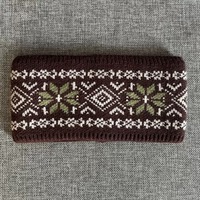 Diadema de Lana con Estampado Africano de Flores, Estilo Europeo y Americano, Ancha, Cálida y Resistente al Viento para Mujer en 5 Colores