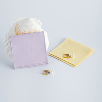 Sac en tissu suédé tendance sac à rabat en microfibre avec logo personnalisé emballage de bijoux sac de rangement réutilisable