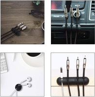 Organisateur de câble de chargement sans fil Support de câble de gestion de cordon de bureau pour écouteurs Accessoires de câblage