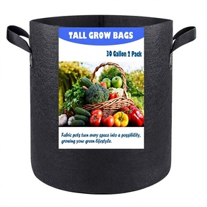 Sacs de culture épaissis et plus hauts avec tissu aéré et conception plus profonde, 30 gallons, lot de 2 - Product Image 1