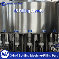 3-in-1 Monoblock Waterafvulmachine Automatische mineraalwaterafvulmachine
