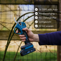 F.EASY.D Nouvelles Cisailles Électriques de Jardin Rechargeables au Lithium avec Affichage Numérique