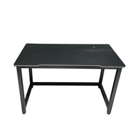 GEHENG Z-N-058 Bureau d'ordinateur double ergonomique en forme de L pour e-sport, cadre en acier, surface en MDF, étagère pour moniteur, support pour CPU pour le jeu