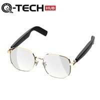 Lunettes Intelligentes SG16 PRO avec Écouteurs Intégrés, Bluetooth 5.4, Verres Polarisés pour la Conduite, Lunettes Musicales à Conduction Aérienne avec Appels Téléphoniques HD