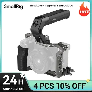 ชุดอุปกรณ์ถ่ายภาพสำหรับกล้อง Sony Alpha 6700 SmallRig 5060 HawkLock Quick Release Camera Cage พร้อมด้ามจับยาง Ergonomic และตัวหนีบสาย HDMI - Product Image 3