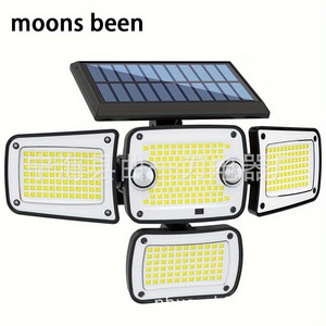 Solar Wall <b>Light</b> 342LEDs IPX4 Waterproof Outdoor <b>Garden</b> <b>Light</b> with Remote Control - Product Image 2