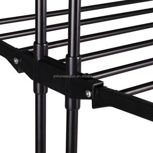 Sy 3-Tier Grijze Opvouwbare Kleding Toren Airer Metalen Staande Type Droogrek Met Multifunctioneel Opvouwbare Vleugels Ruimtebesparend Ontwerp - Product Image 5