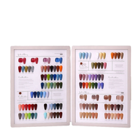 Présentoir à ongles en acrylique 120 couleurs, 80 pièces, 240 couleurs, vernis gel, tableau de couleurs pour salon de manucure