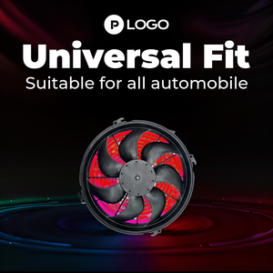 Конденсаторный вентилятор 12 дюймов 12 В/24 В для автобуса, кондиционера сокола 45, модель 2007-2009, гарантия 13 месяцев, черная Замена - Product Image 3