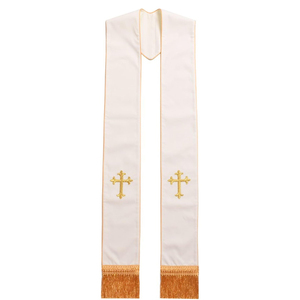 Étole Réversible de Haute Qualité BLESSUME pour le Clergé, la Messe et les Mariages – Vente en Gros - Product Image 6