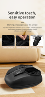 Masseur de pieds avec chaleur et télécommande, cadeau relaxant pour les hommes, les femmes, les parents, soulagement de la douleur au pied