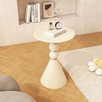 Mesa de Centro de Estilo Nórdico con Base de Hierro Forjado y Tapa de Vidrio, Mesa Auxiliar Versátil para Sofá, Mueble para Sala de Estar