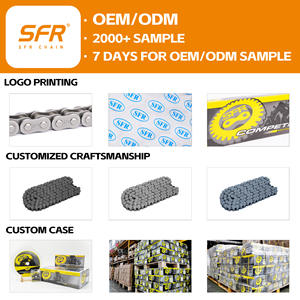 Chaîne de moto électrique SFR Factory Wholesale OEM/ODM 420H-132L pour <span class=keywords><strong>Derbi</strong></span> DRD Racing - Product Image 4