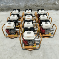 220V Diesel-/Benzinbetriebener Horizontaler Zementvibrator mit Stecker für Baustellen – Beton- und Schlammvibrator mit Abgasmotor