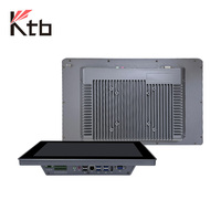 Ordenador Industrial Táctil Capacitivo Sin Ventilador de Grado Industrial KTB, Intel J1900 N100 J6412 IP65, Panel PC Industrial Integrado