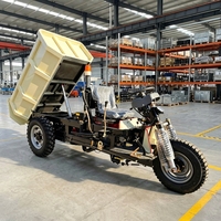 Tricycle diesel de 1,5 tonne, mini-dumper avec pompe hydraulique et roulement pour l'exploitation minière/la construction