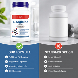 Fabricante de Suplementos de L-Arginina Shecome con Certificación GMP para Hombres, Apoyo Energético e Inmunológico, L-Arginina 200, Cápsulas de L-Arginina - Product Image 2