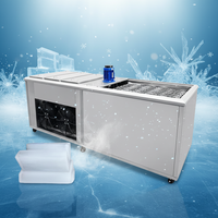 Machine à glaçons commerciale 10kg 20kg pour la conservation de la fraîcheur, idéale pour les entreprises et la vente en gros de blocs de glace