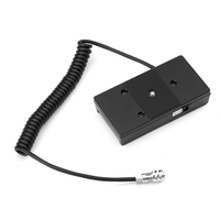 Plaque de montage de batterie NP-F970, câble d'alimentation 7.4V-8.4V (30-100cm) pour caméra Blackmagic Pocket Cinema BMD BMPCC 4K/6K/6K G2/6K PRO