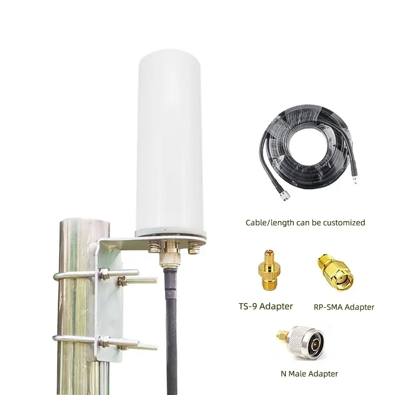 Antena directional Yagi 5.8G, antena 5G untuk Router penguat sinyal 5725-5850MHz 16dBi antena