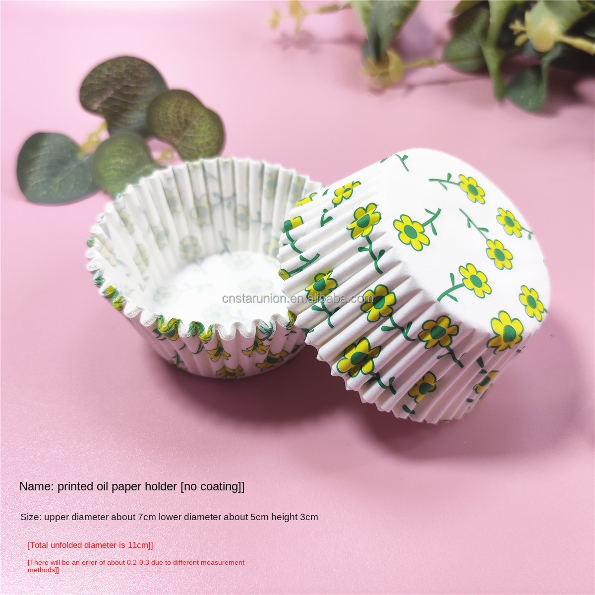 ดอกไม้สีเขียว (100ชิ้น)