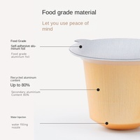 Les coquilles de capsules de café jetables conviennent au remplissage de café et de poudre de sucre. Ces capsules contiennent du papier aluminium