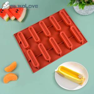 Moule à éclairs en silicone MUYULINS pour pâtisserie française, barre de cuisson pour biscuits, moule à gâteau - Product Image 2