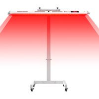 Panneau de luminothérapie infrarouge à lumière rouge, à commande vocale et écran tactile, pour le corps entier, livraison gratuite depuis l'entrepôt américain, idéal pour les spas et salons.
